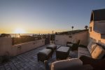 The rooftop deck is the perfect place to witness a stunning central coast sunset